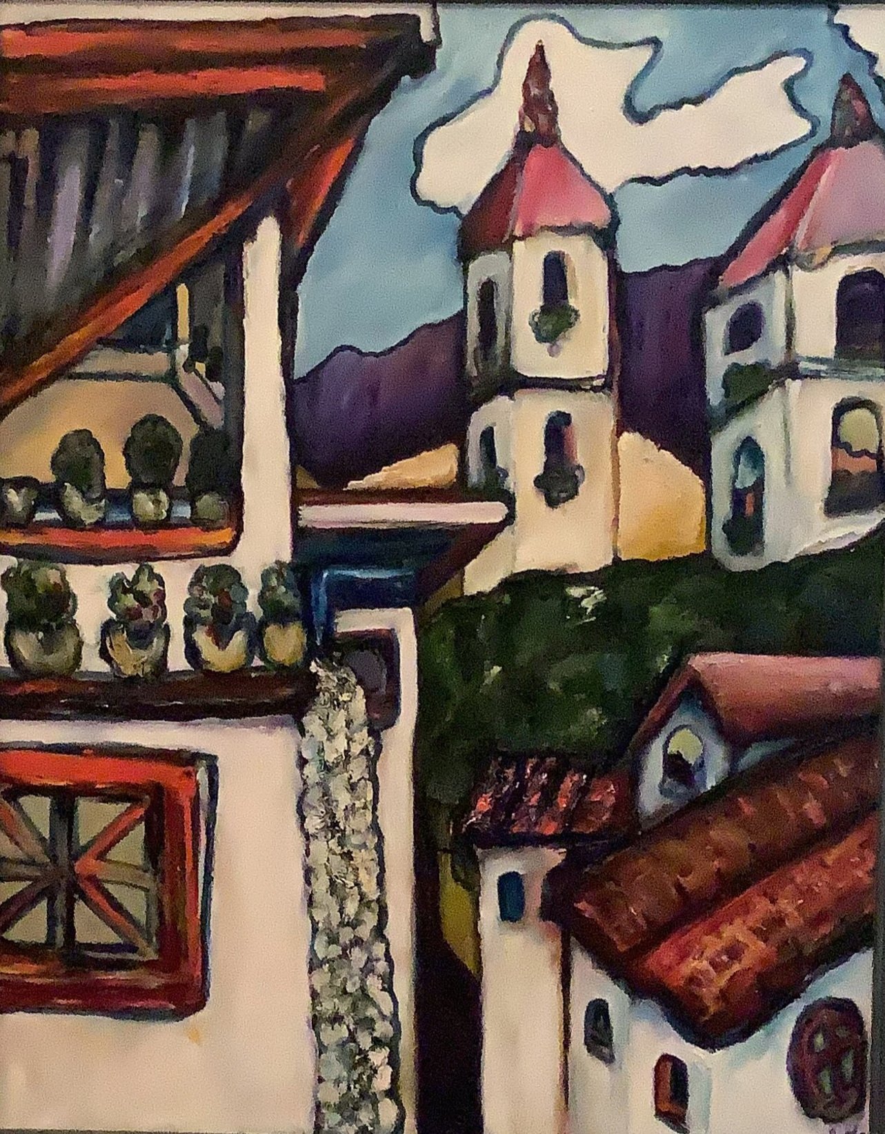 White Village -
30x24"
oil on canvas
$750