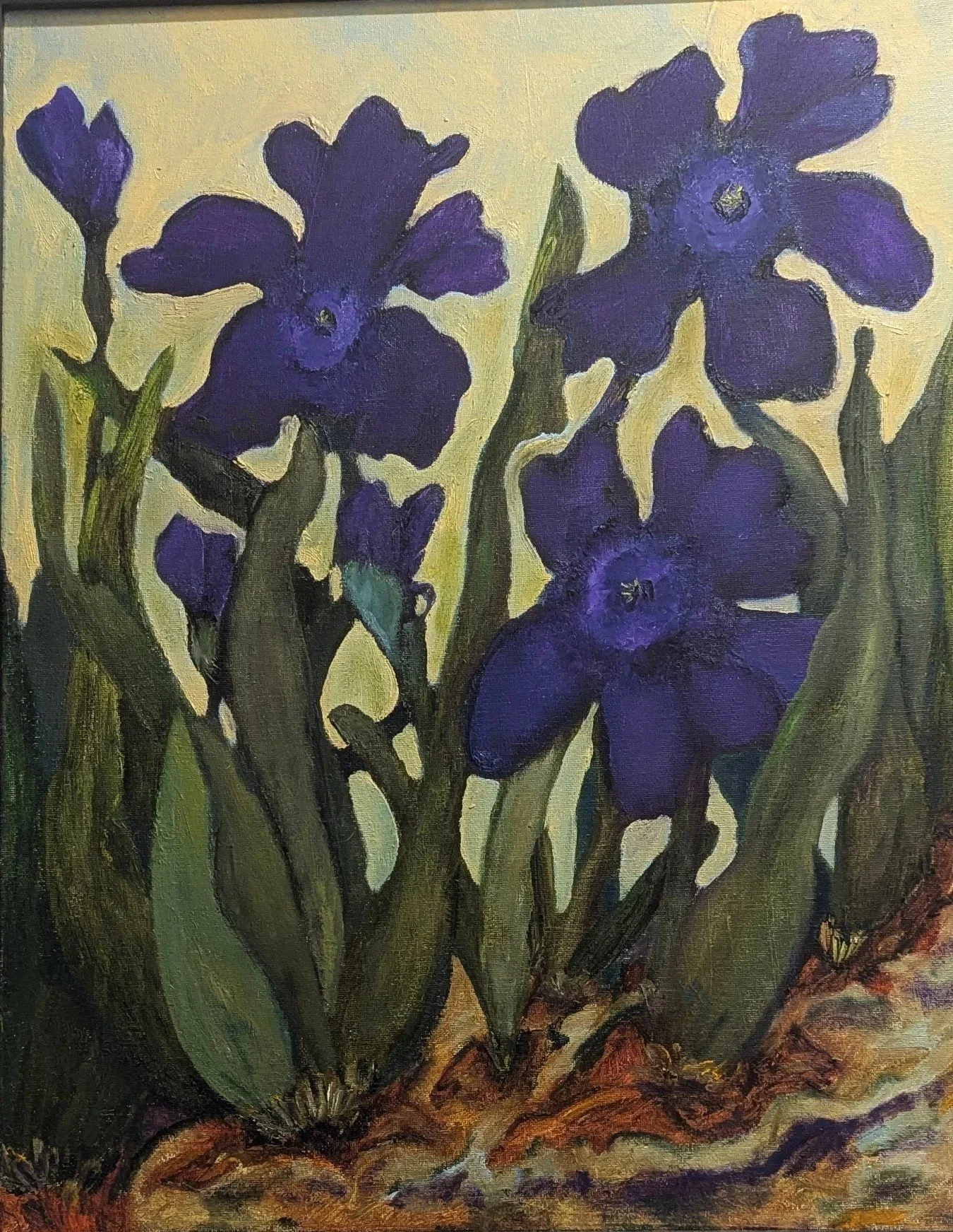 Irises 
24x18" 
oil on canvas 
$495