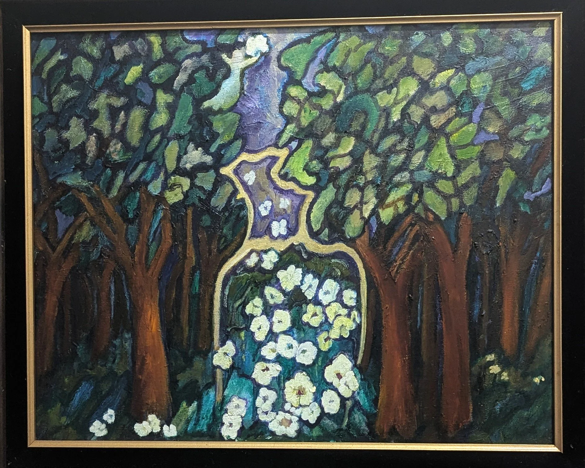 Flower Dreams 
20x24"
oil on canvas
$475