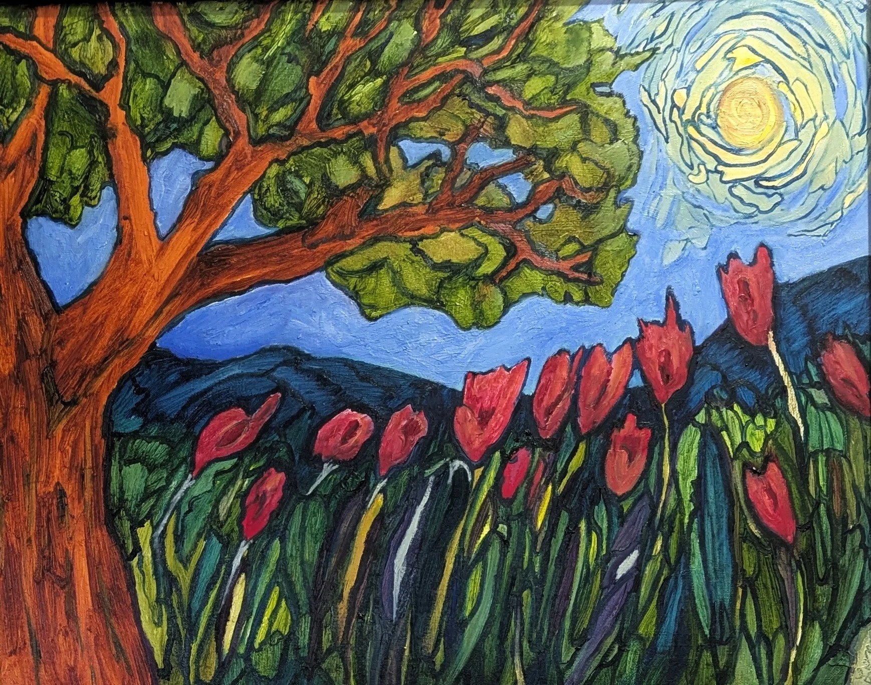 Sunburst 
18x24" 
oil on canvas 
$595