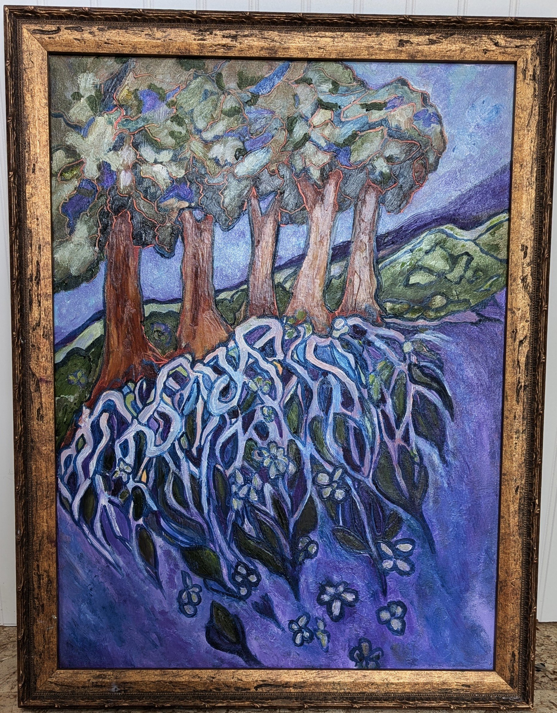 Rise Up
20" x 18"
oil on canvas, antique wood frame
$495
prints available