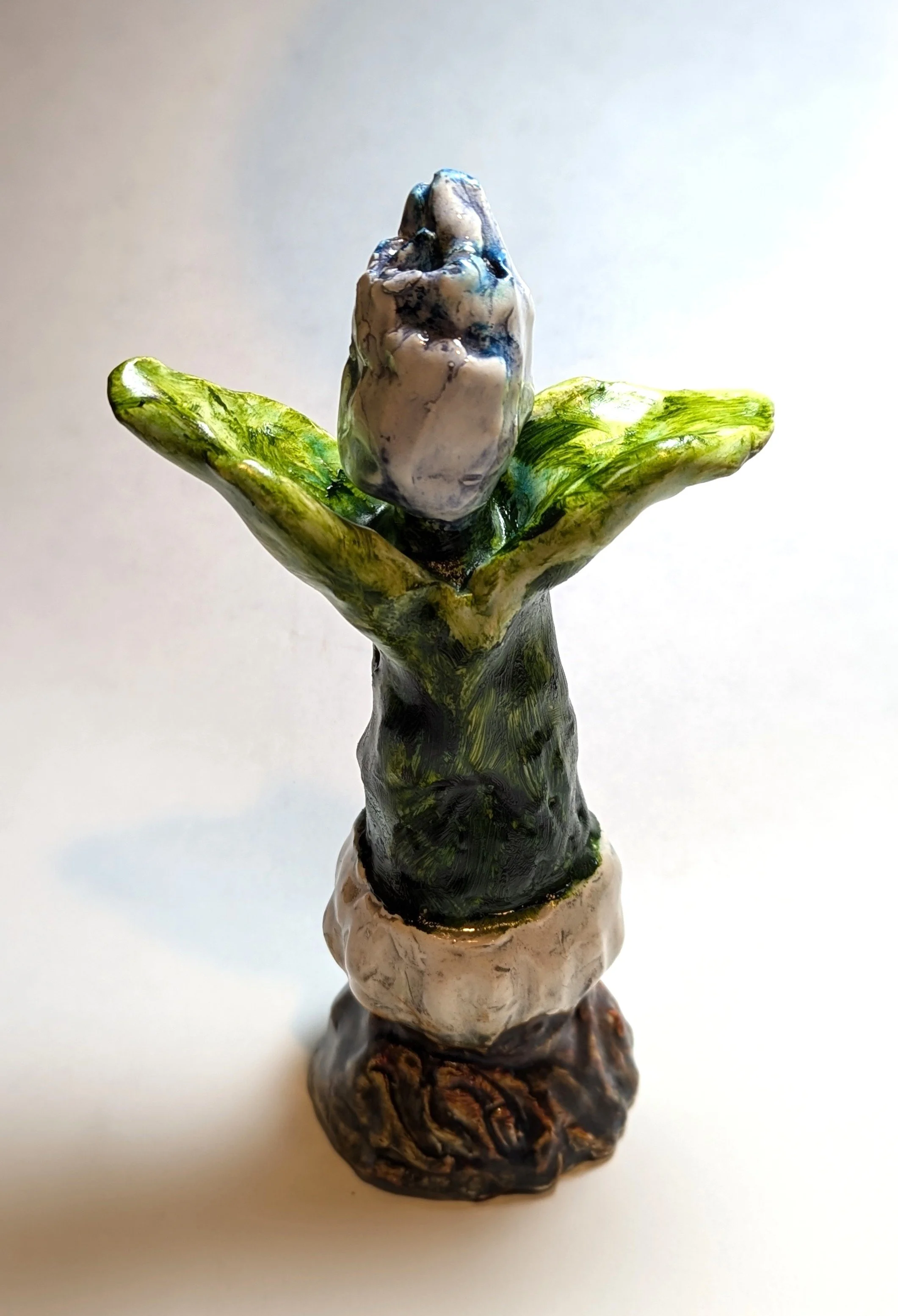 Botanical - Tulip Rising
clay, glaze
8" 
$55