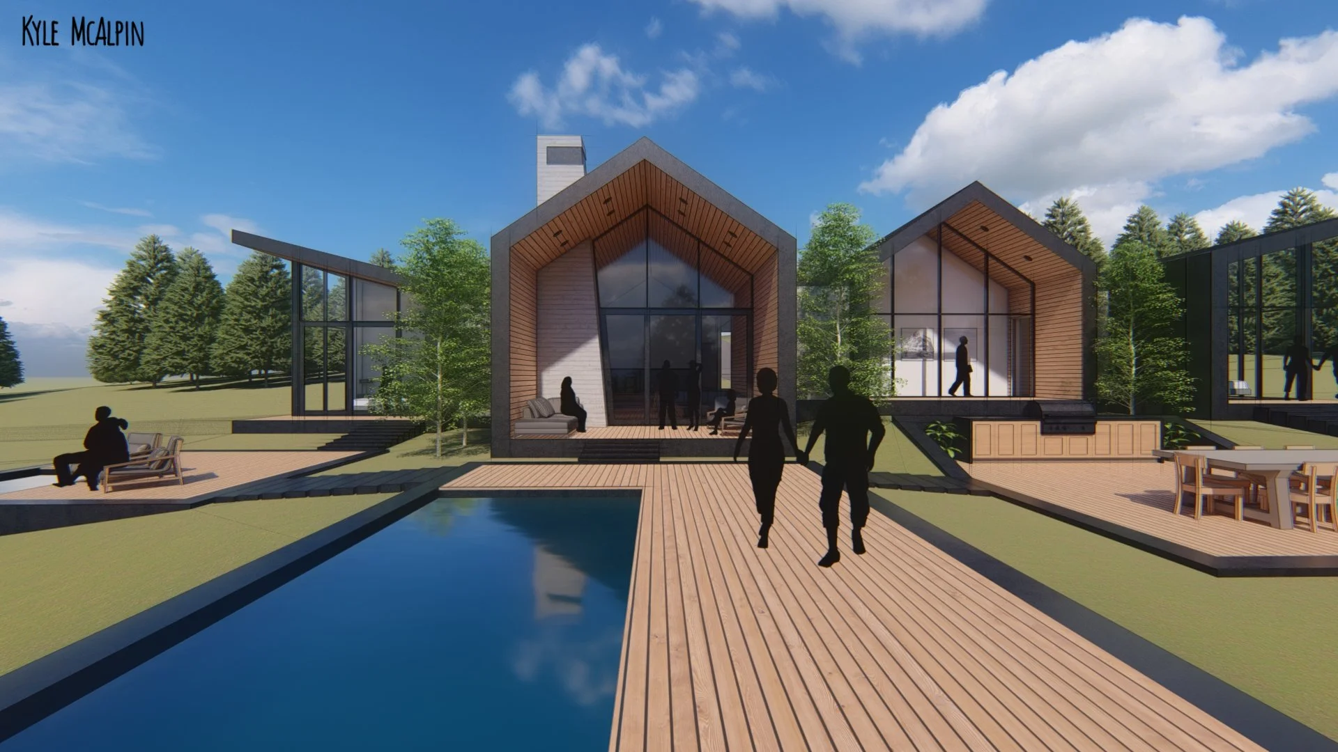 Snowmass Residence - Exterior - Perspective South 2.jpg