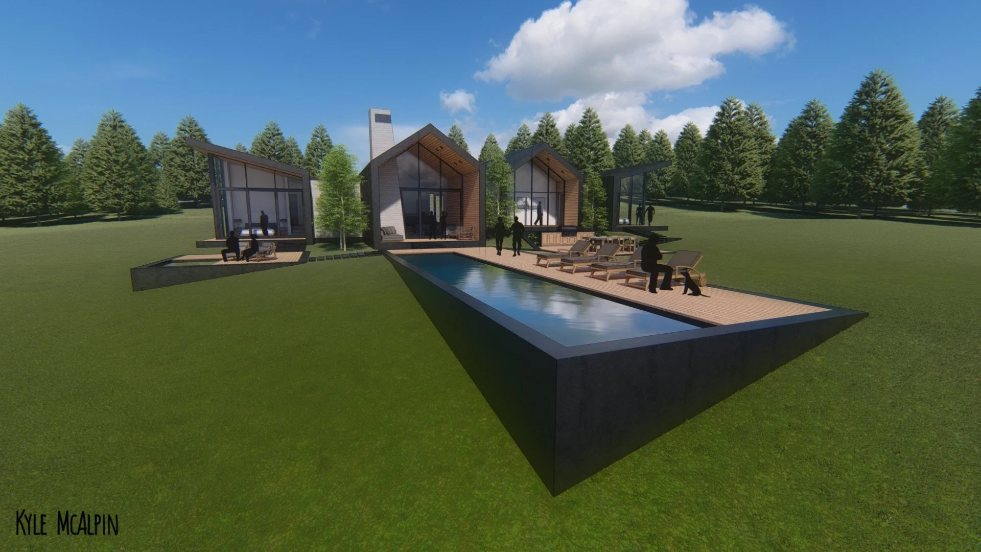 Snowmass Residence - Exterior - Perspective South 1.jpg