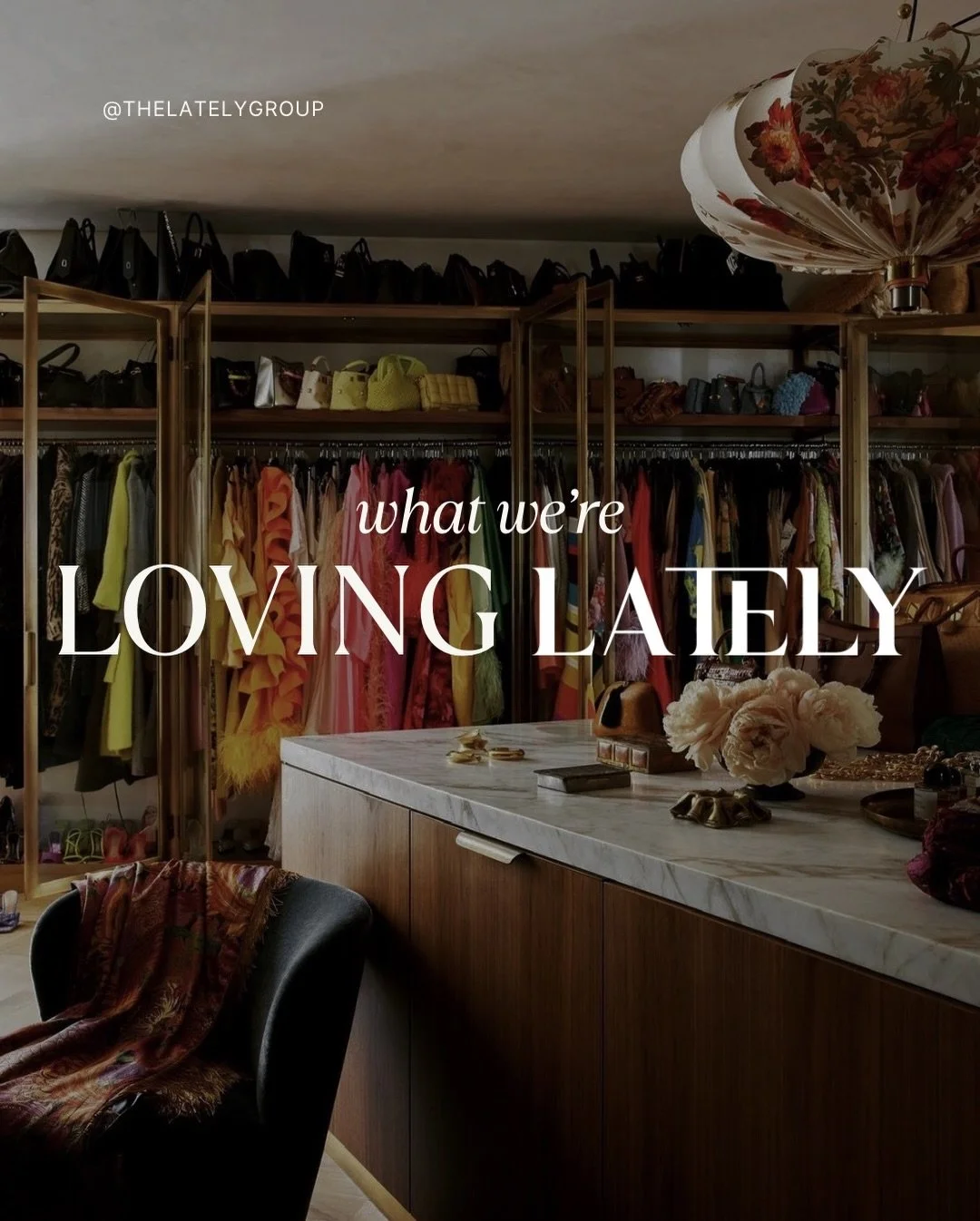 What we&rsquo;re loving lately! This week we&rsquo;re all about taking closets to the next level.

We all may not have an extra room to convert to a closet, but stealing inspiration from designs you love and remixing them in your own space is a great