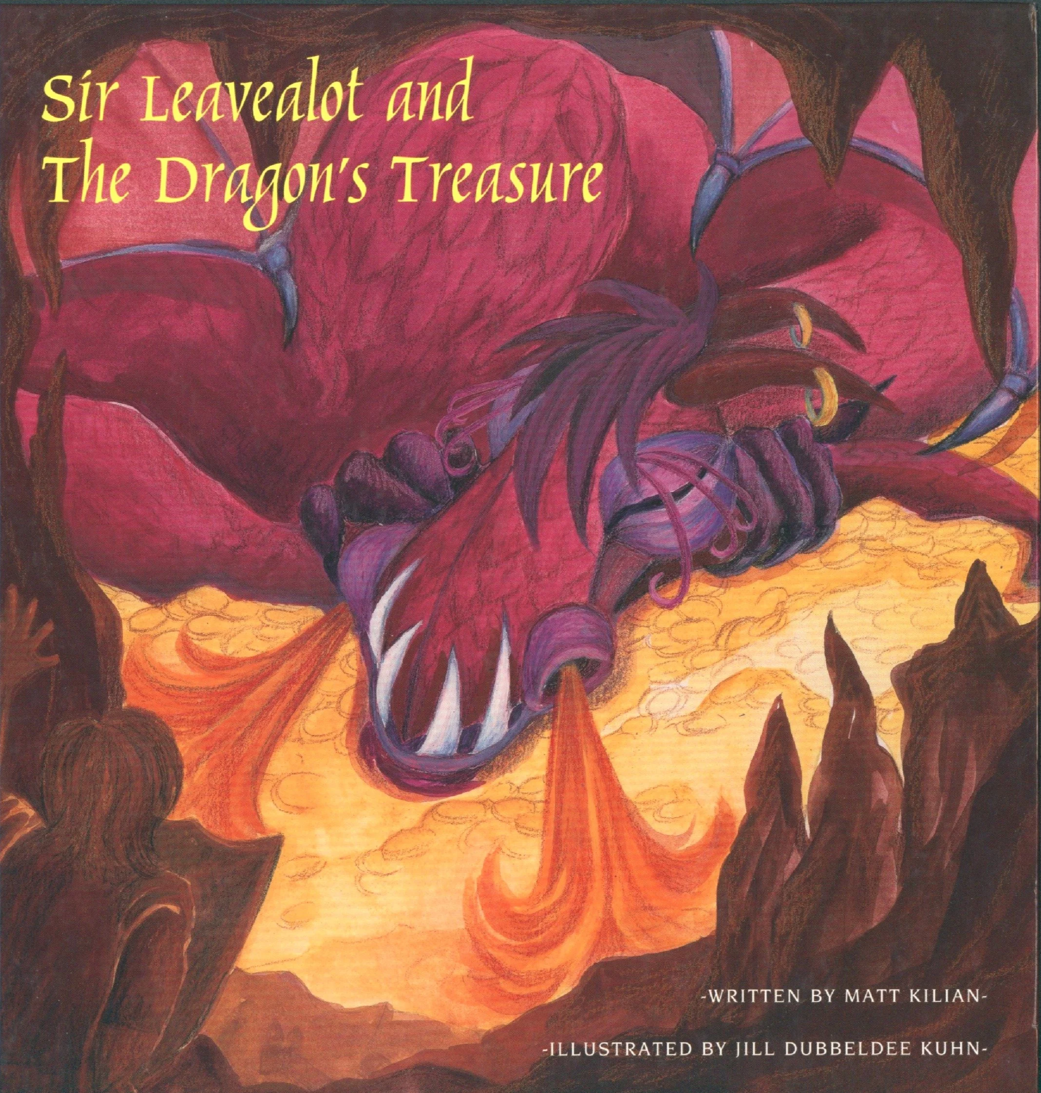 Cover Art for Sir Leavelot and the Dragon's Treasure, 2002