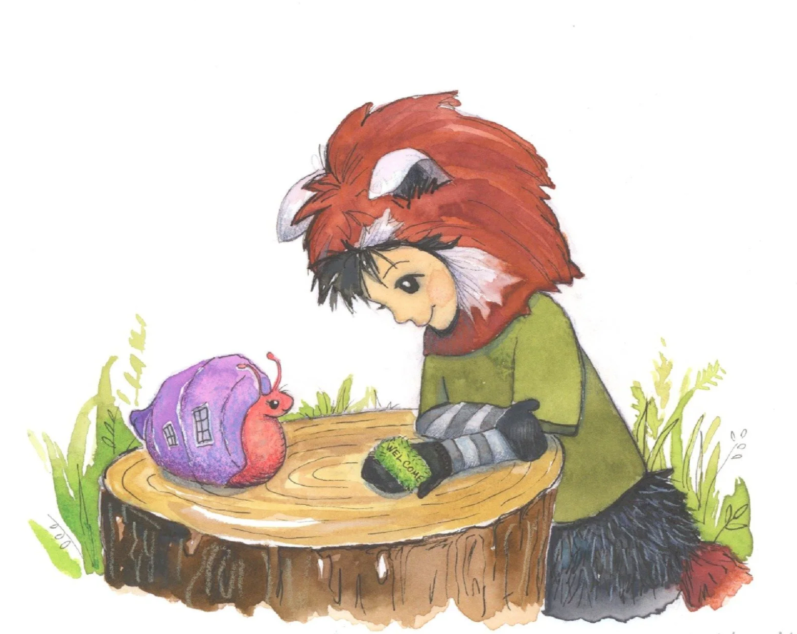 Red and Snail- MATS class character pose, 2024