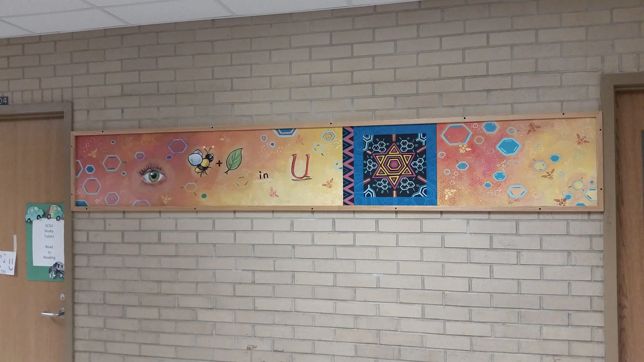 Art Intern Section- Lily Brutger at Madison Mural of Color, 2017