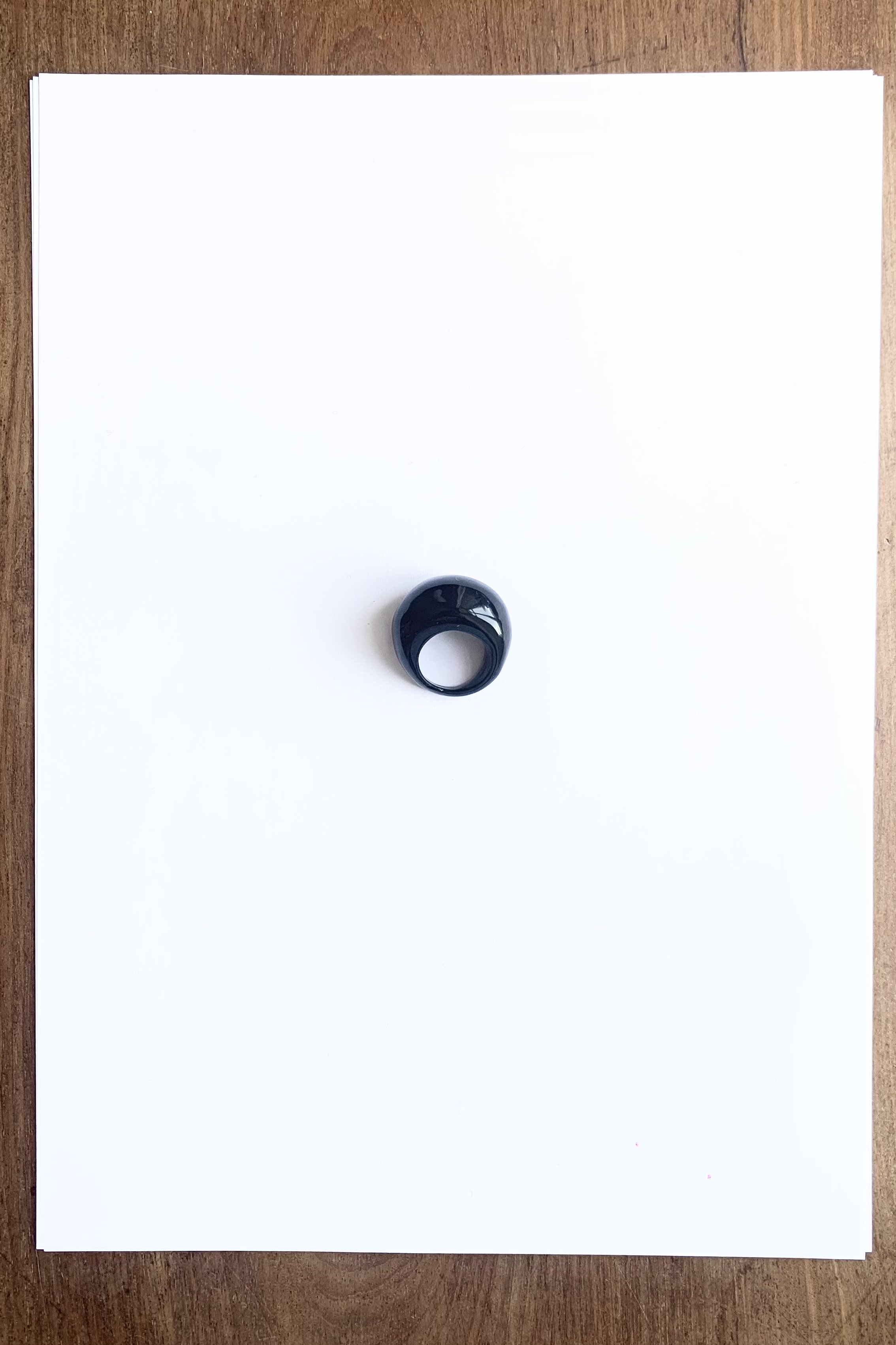 Obsidian volume donut ring