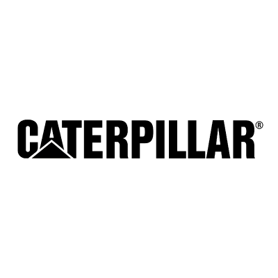 Caterpillar logo on a white background.