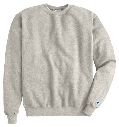 Champion S600 Adult Powerblend Fleece Crew in oatmeal heather