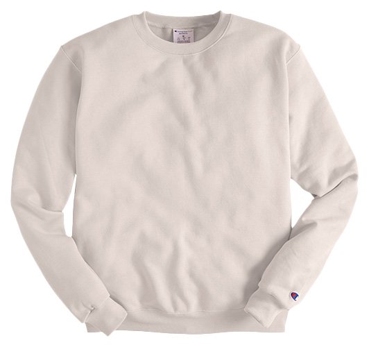 Champion S600 Adult Powerblend Fleece Crew in body blush