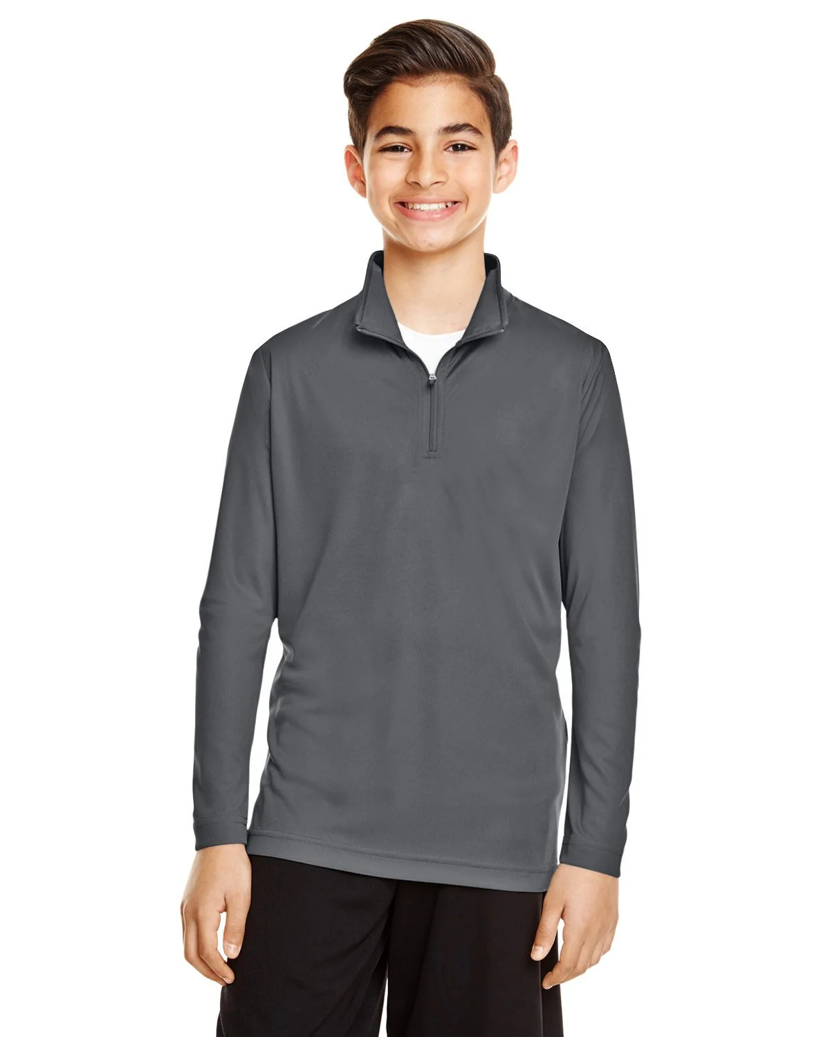 Team 365 Youth Zone Performance Quarter-Zip grey