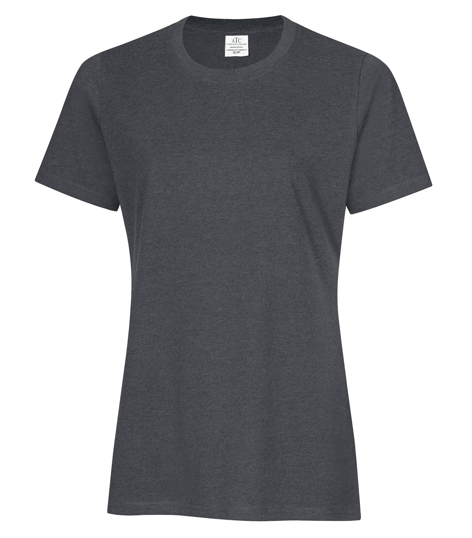 ATC™2000L Everyday Ring Spun Cotton Ladies Tee in dark heather