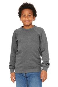 Bella & Canvas Sponge Fleece Youth in grey