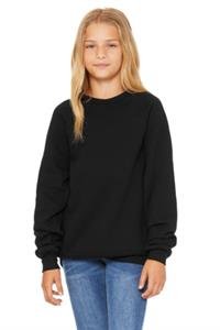 Bella & Canvas Sponge Fleece Youth in black