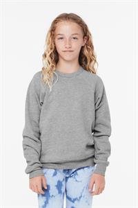 Bella & Canvas Sponge Fleece Youth in athletic heather