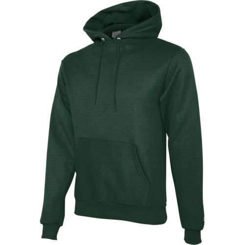 Youth Powerblend® Fleece Hoodie in forest green