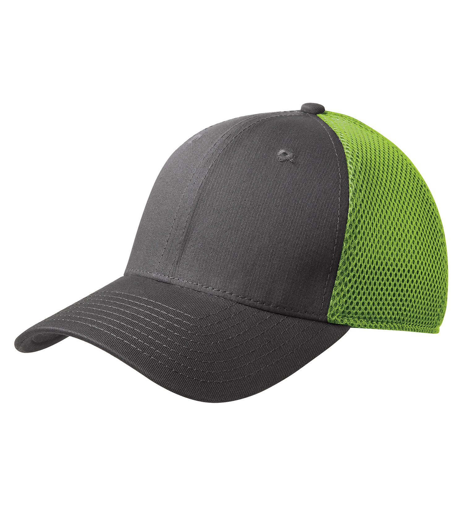 New Era Stretch Mesh NE1020 in grey and lime