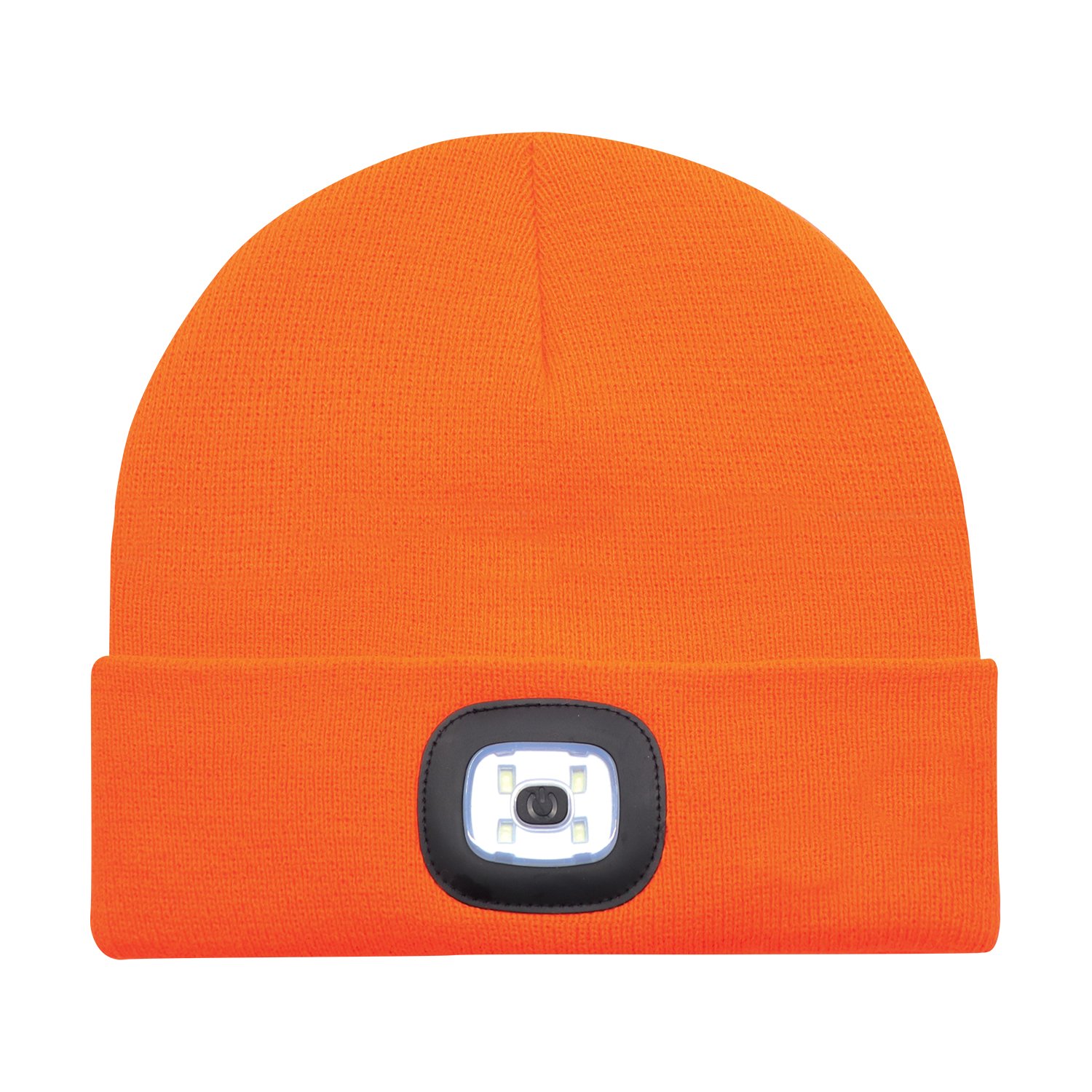 AJM Cuff Toque w/ LED Light in orange