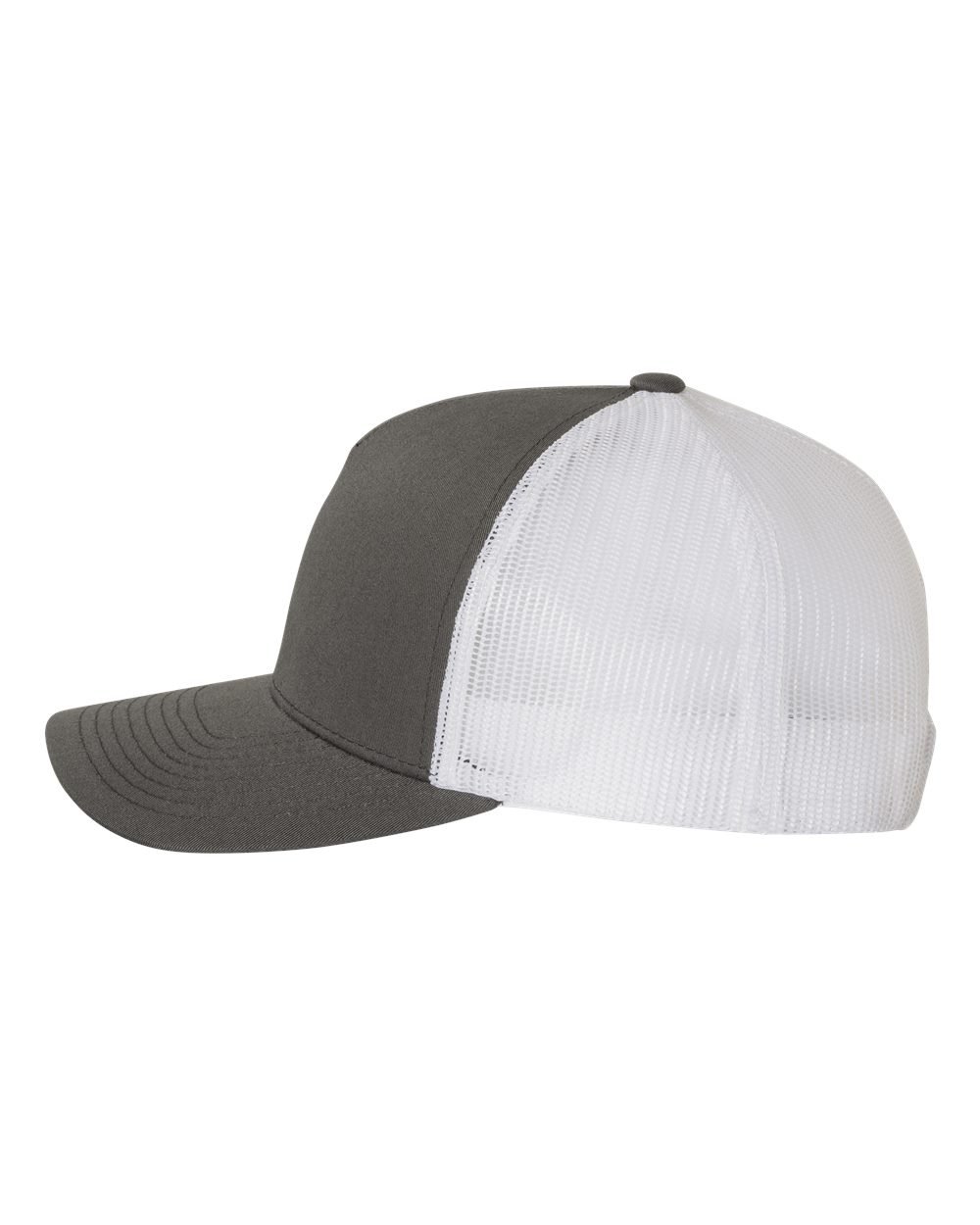 Yupong Classics 5-Panel Trucker in charcoal and white