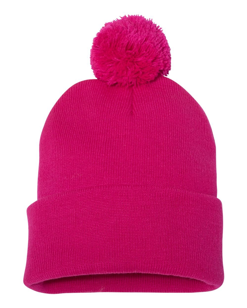 toque in neon fuchsia