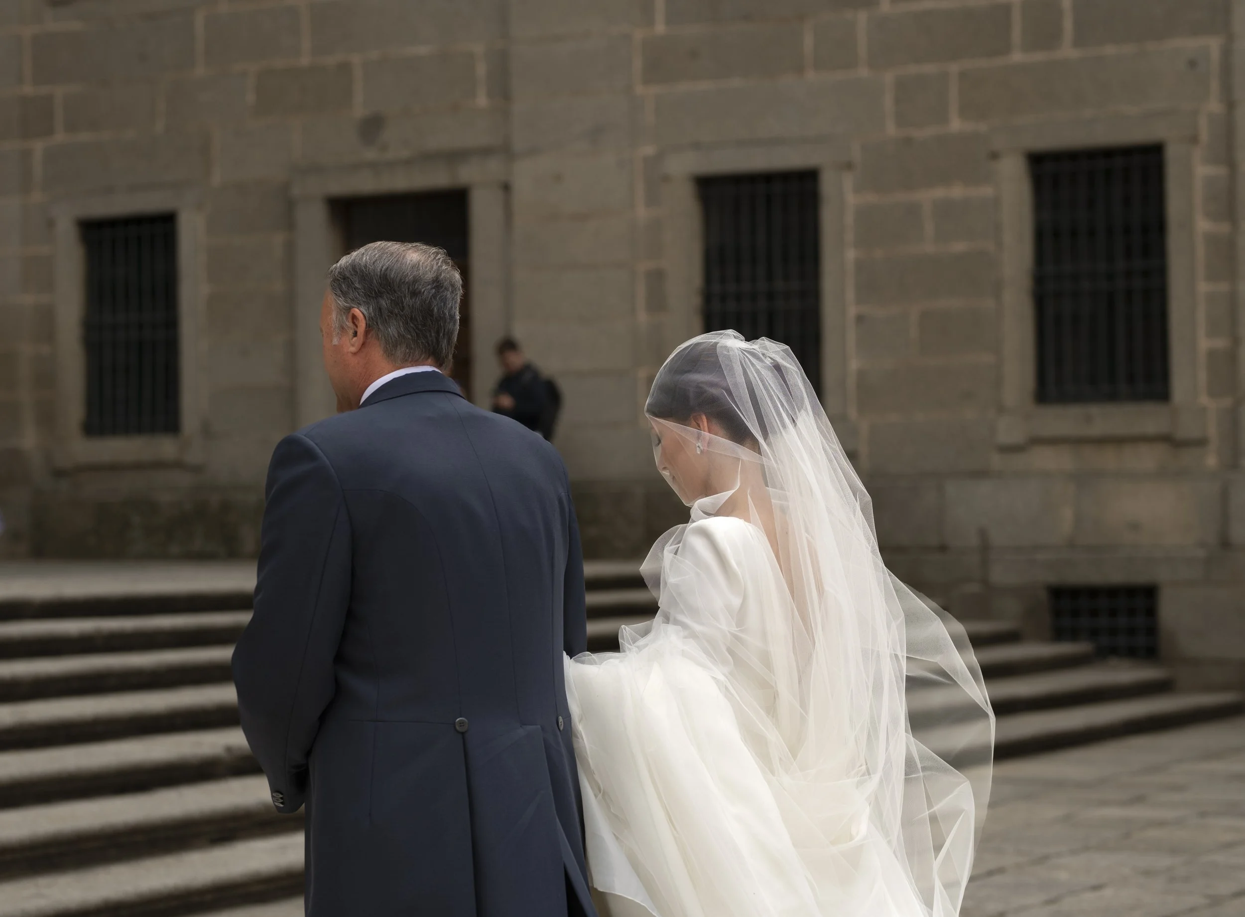 Novia en Basílica de El Escorial