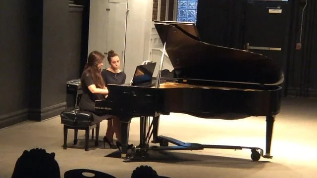 Julia Borrelli plays "Spanish Dance No. 7" at the Classical Recital