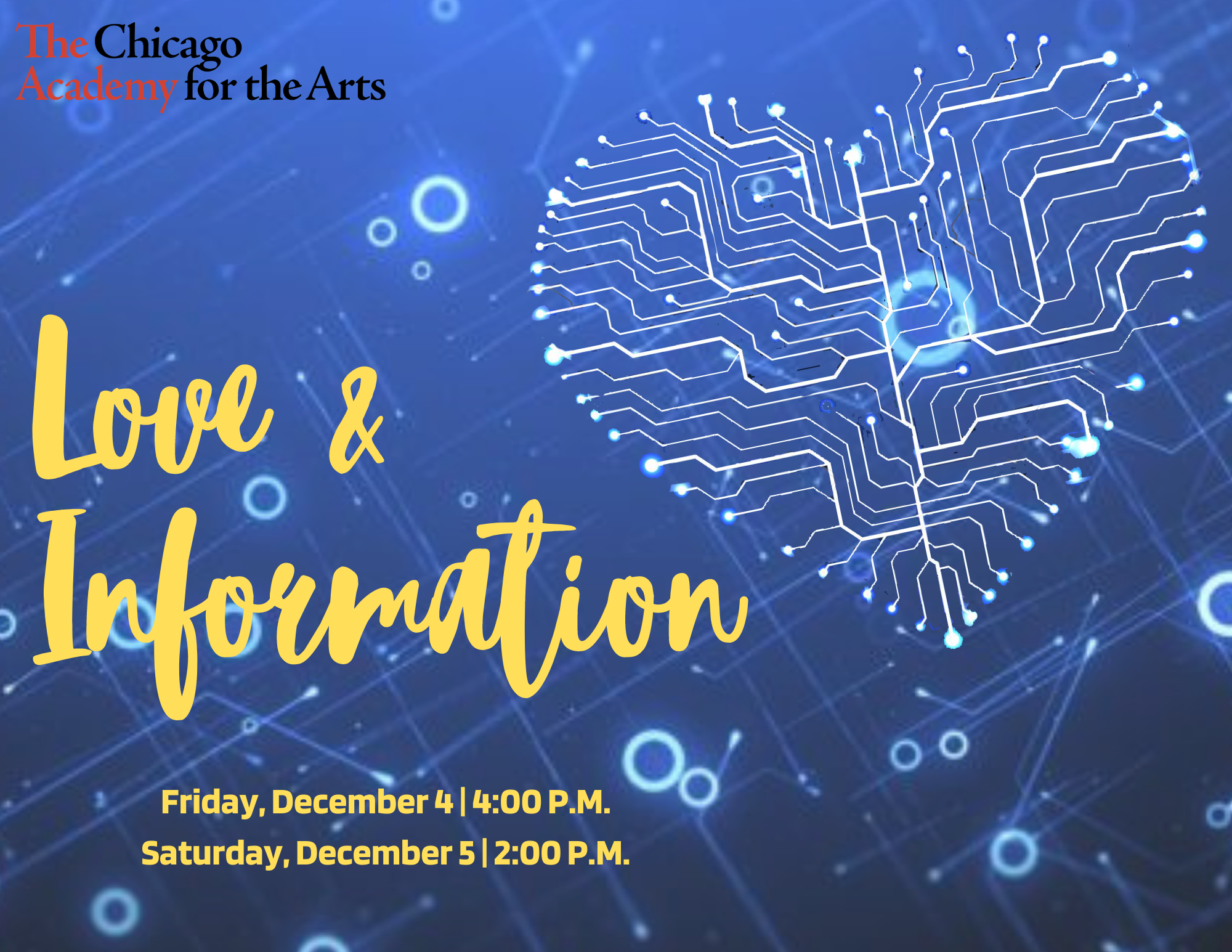 Theatre Fall Production: Selections from Love and Information