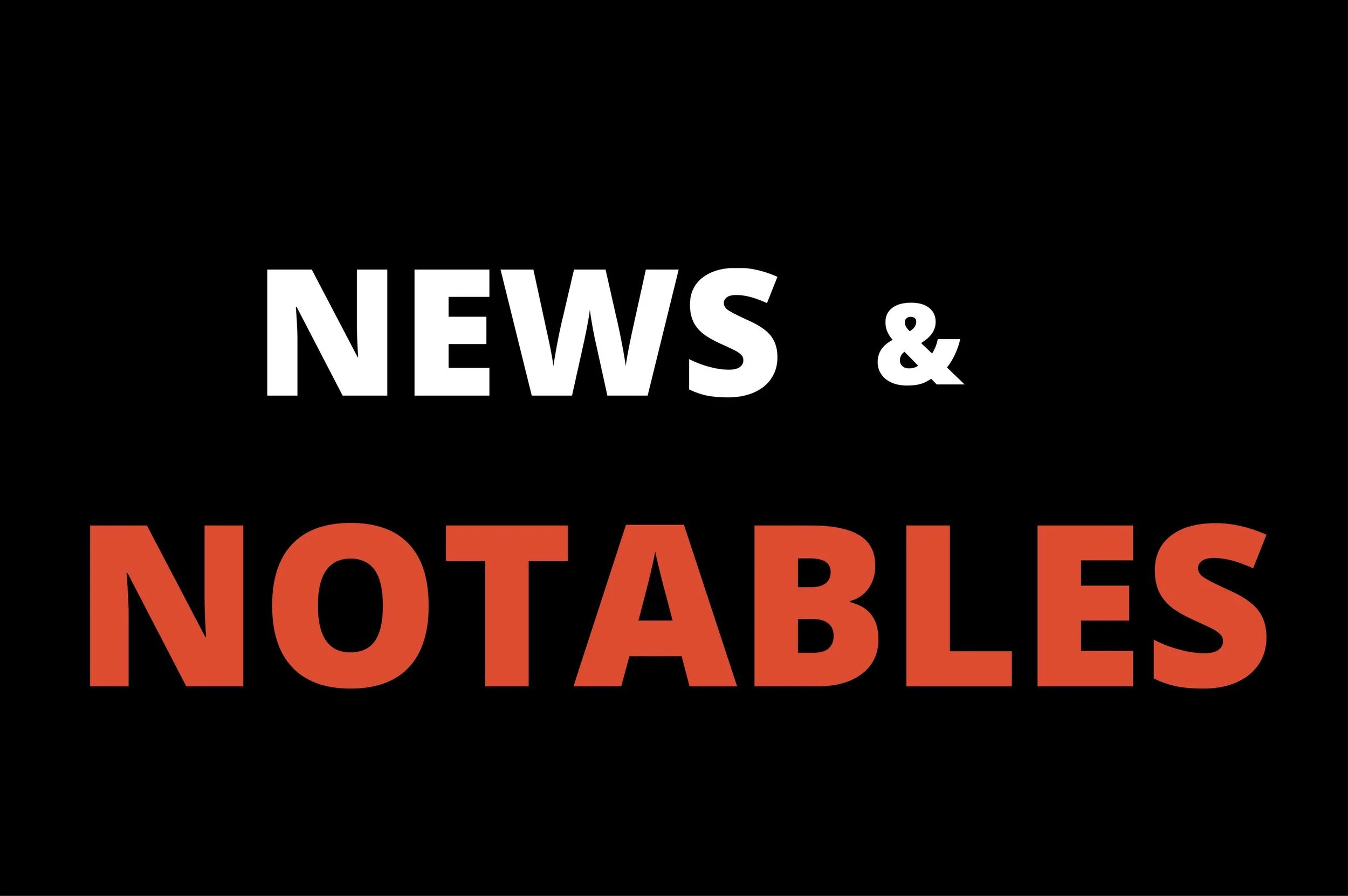 News and Notables: September 2017