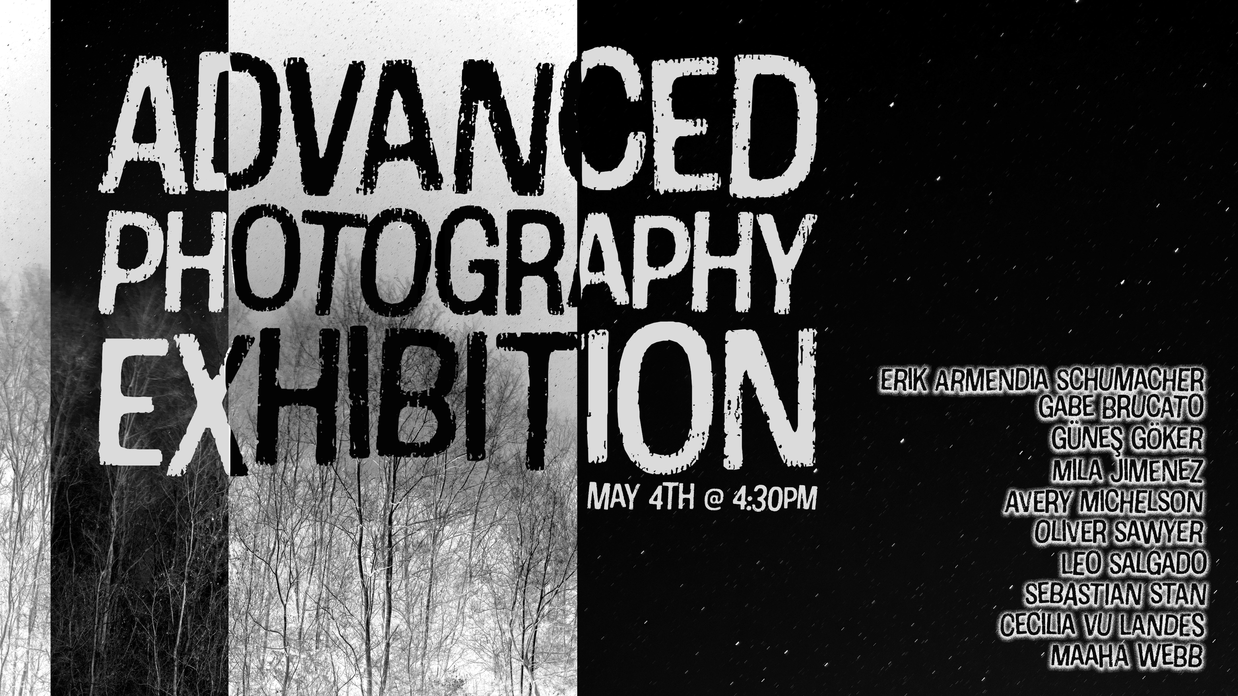 Media Arts: Advanced Photography Exhibition