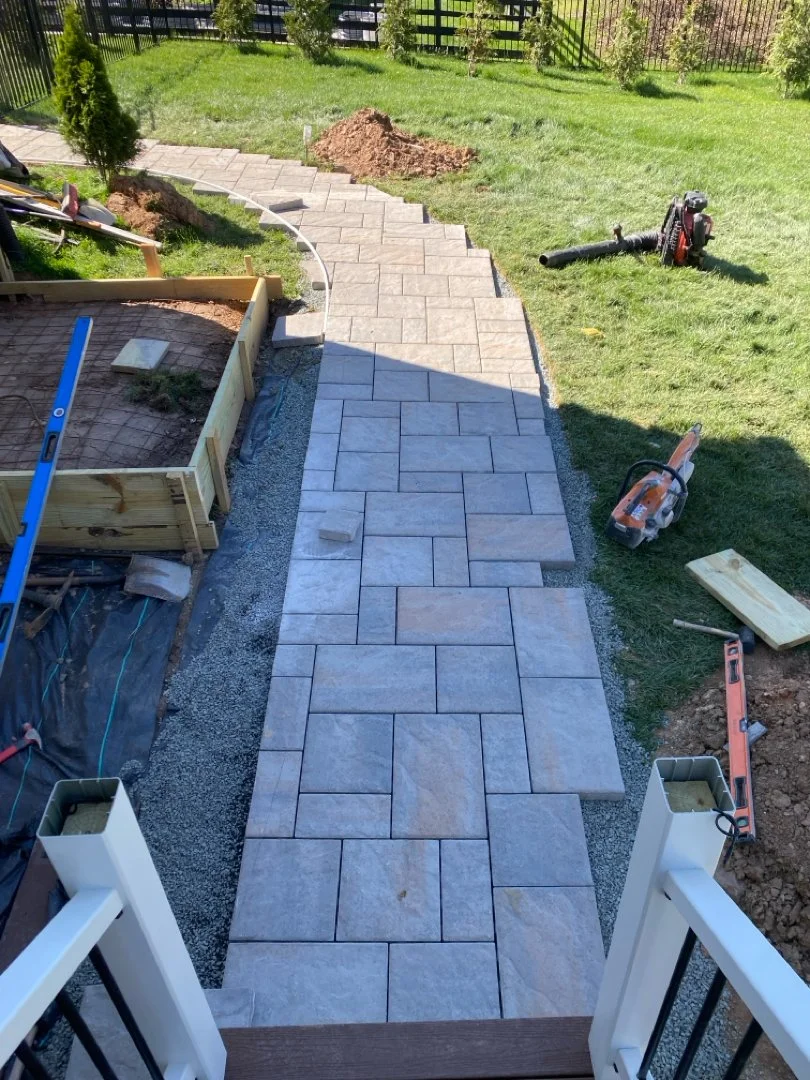 Techo Bloc Walkway in Aldie VA