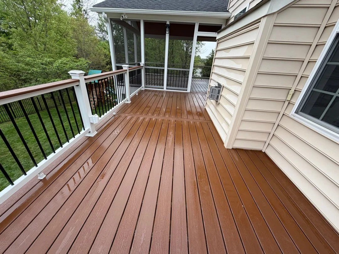 Trex Deck in Saddle Aldie Virginia