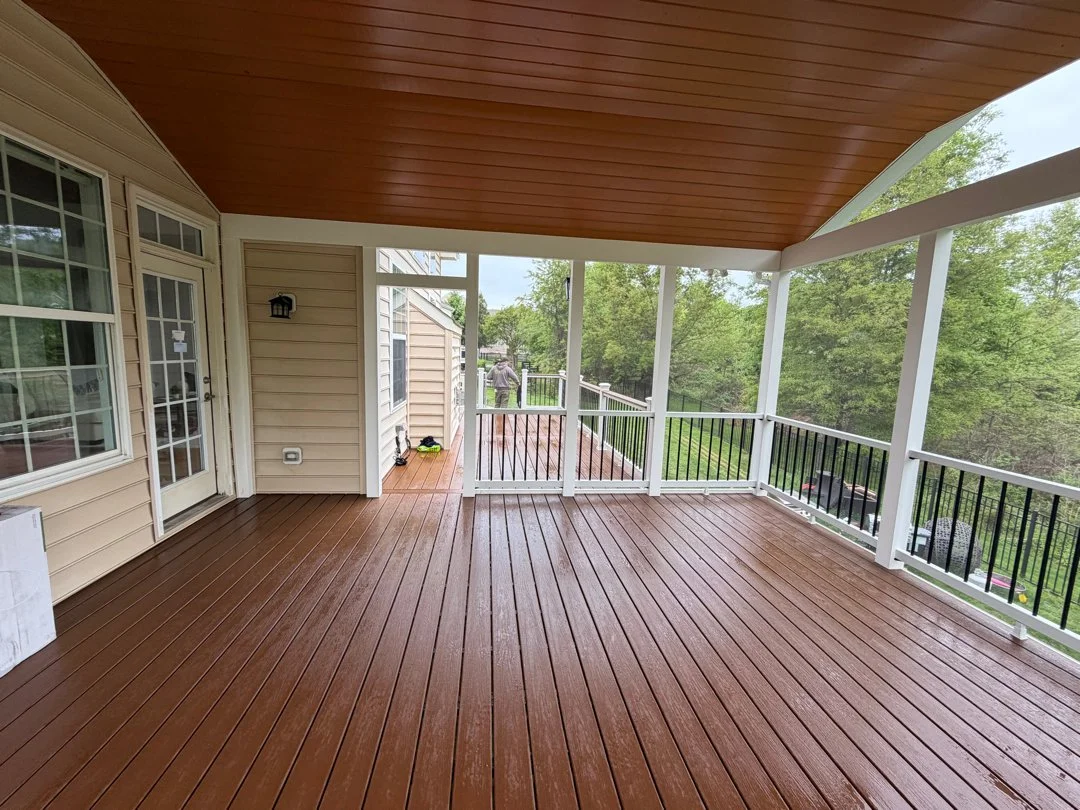 520SQFT CUSTOM TREX DECK NORTHERN VIRGINIA 