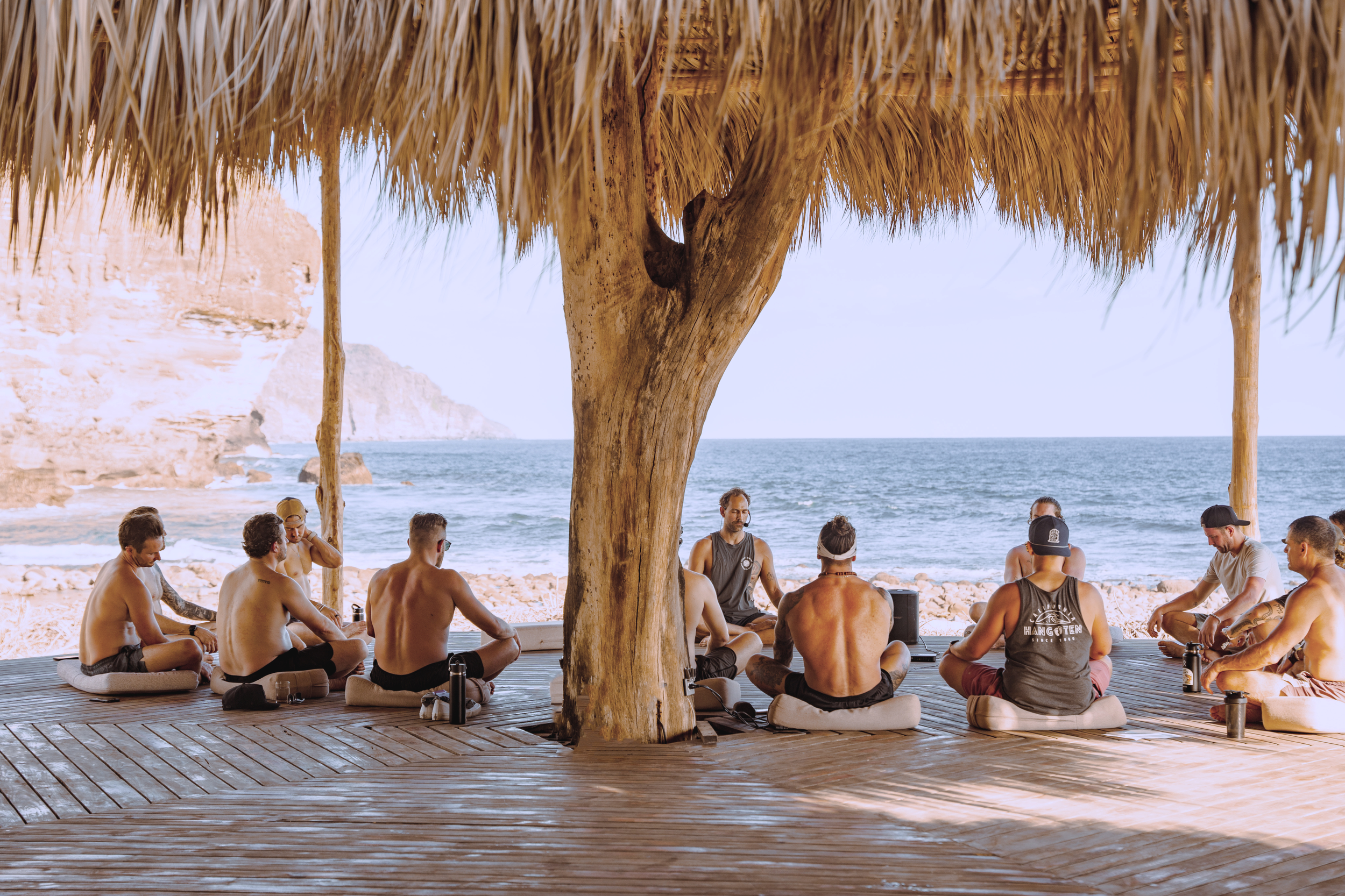 Men retreat