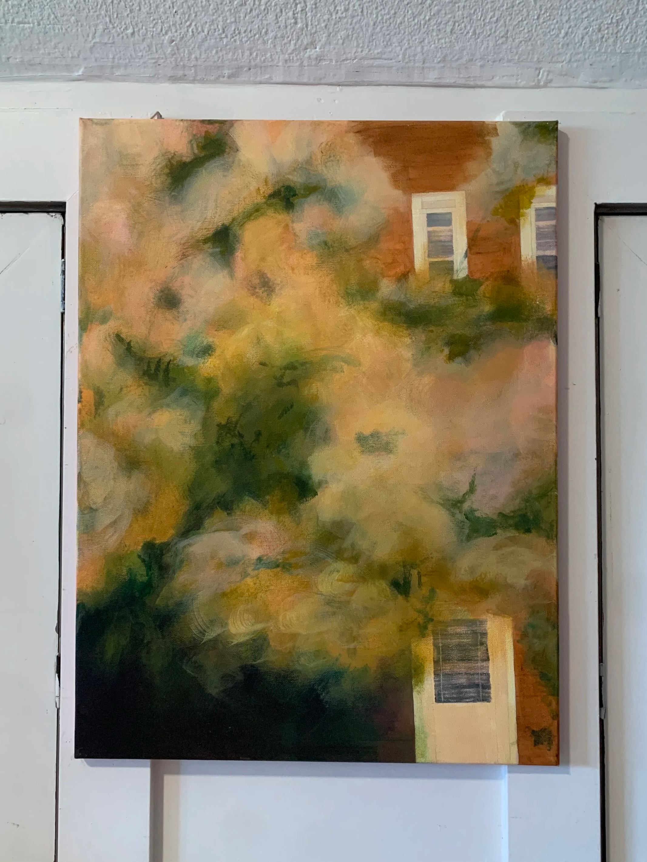 $600 / Smoke Tree Study / Acrylic on Canvas / 18" x 24" / 2025