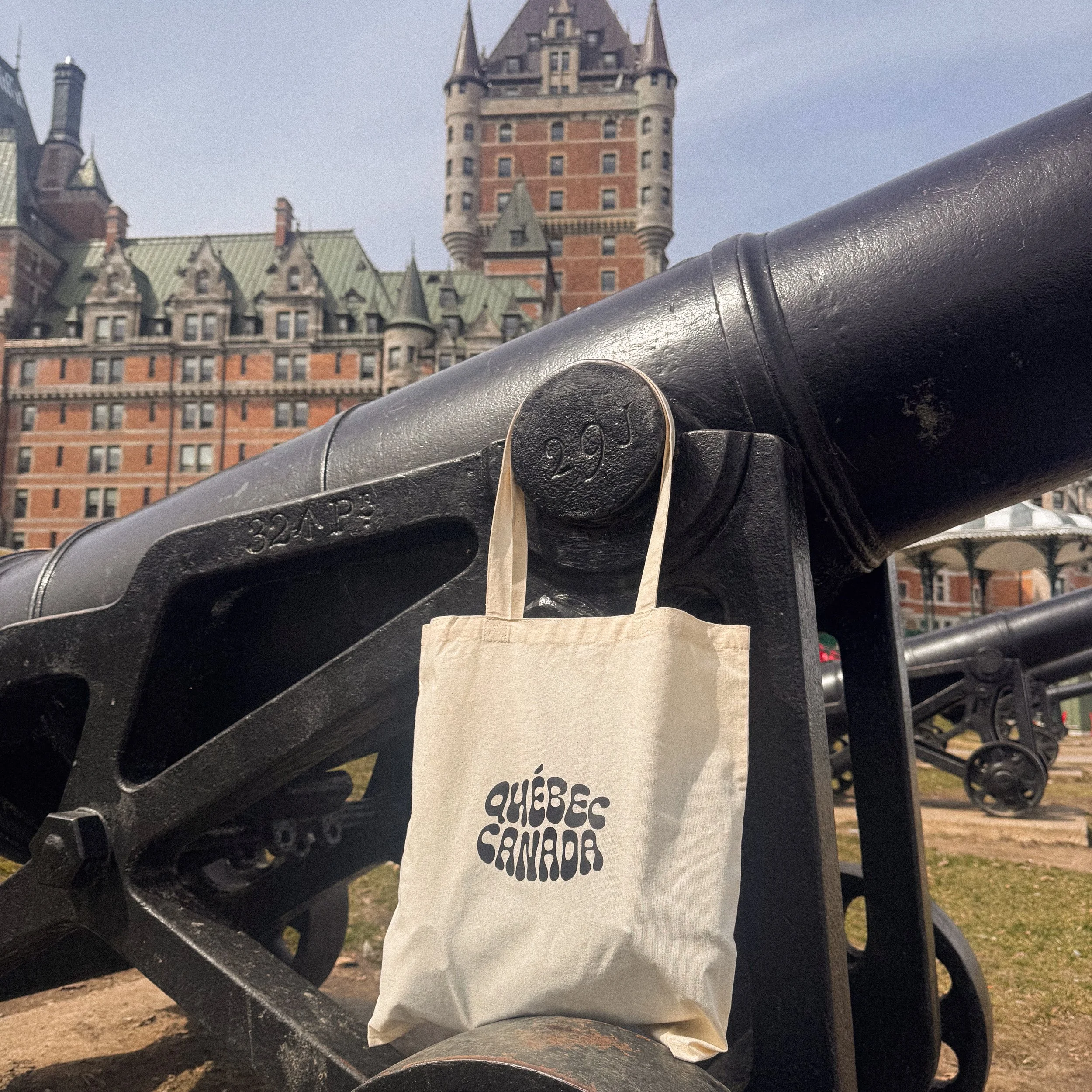 Tote Bag Québec Canada - Noir