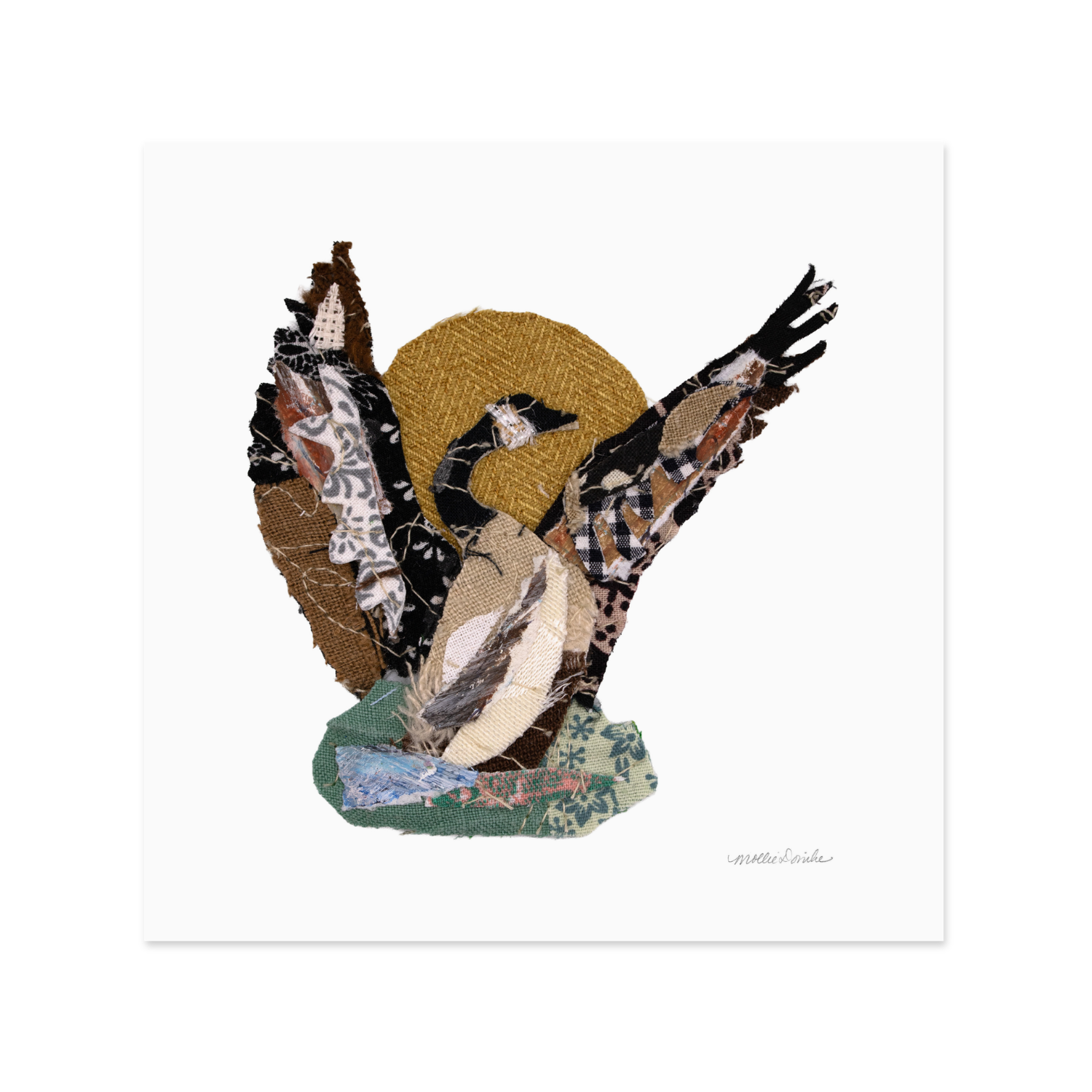 Wild Goose Critter Icon Print