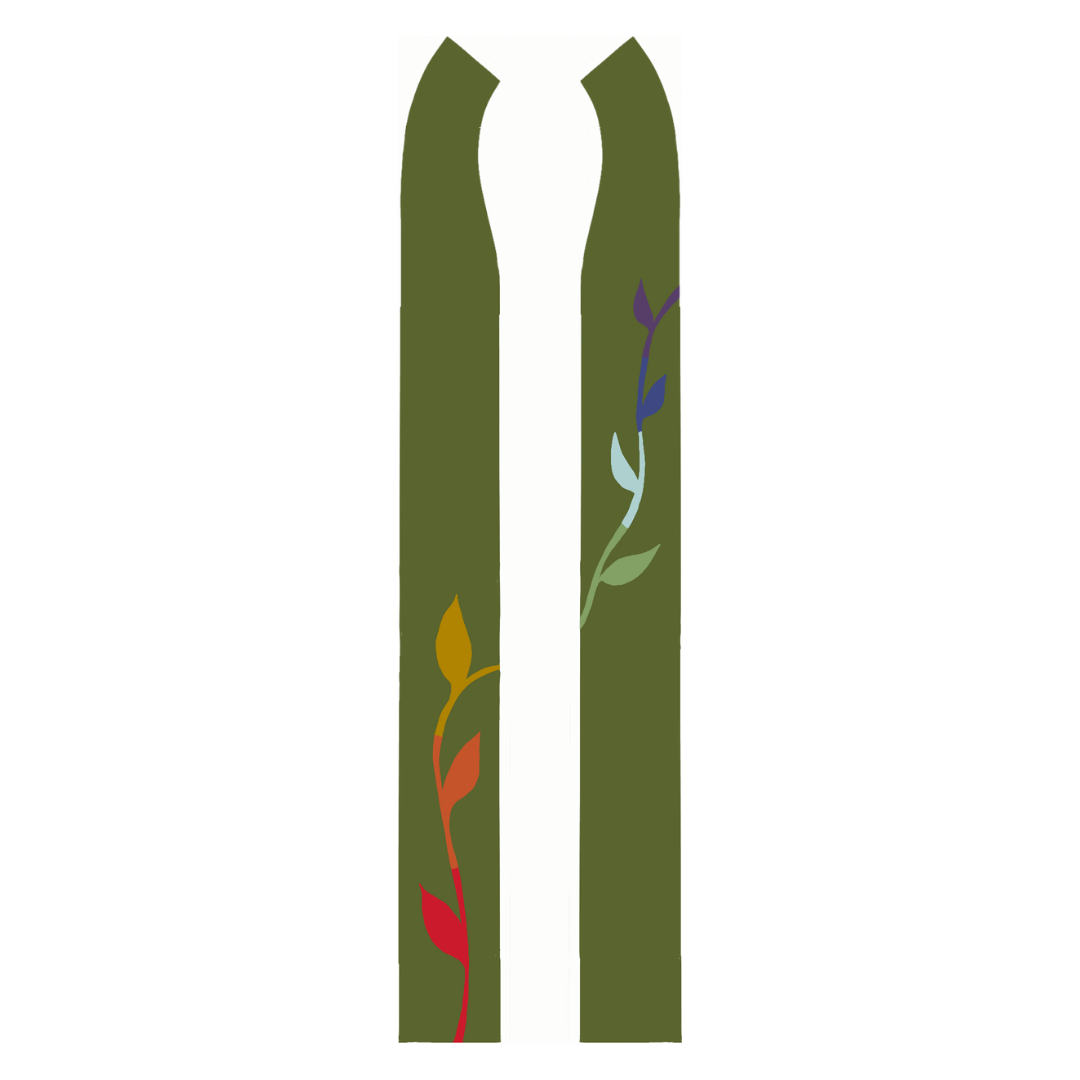 Rainbow Vine Stole (RA01)