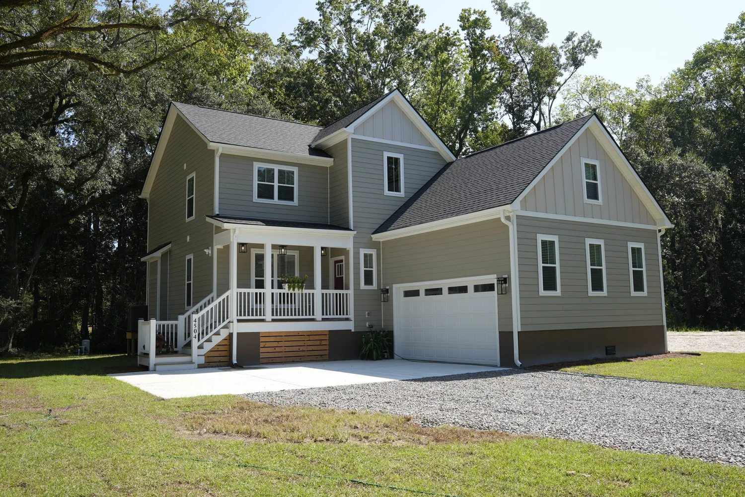 Smoak Road, a Craftsman-style custom home with a front porch
