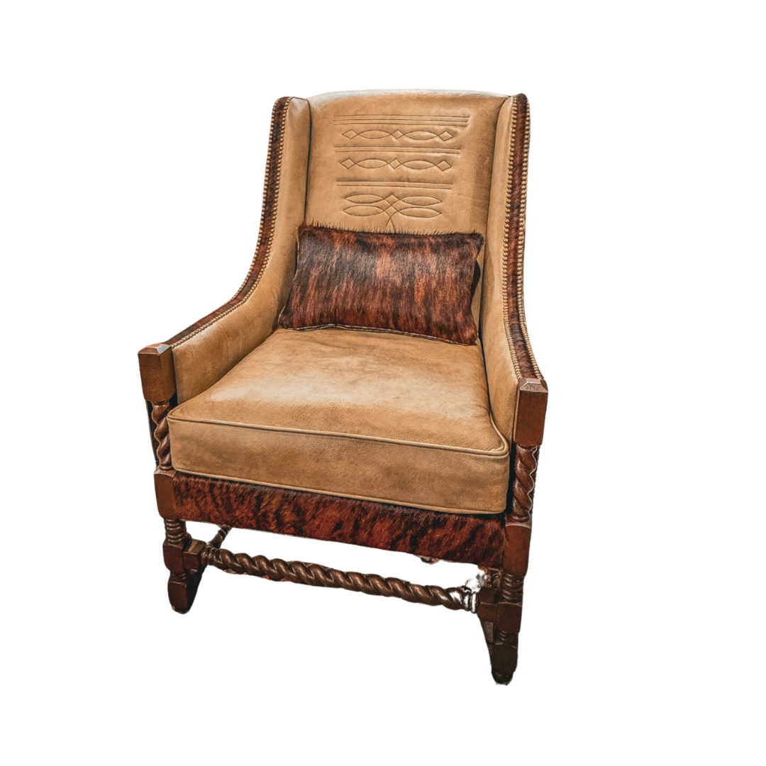 Scottie Boot Stitch Accent Chair