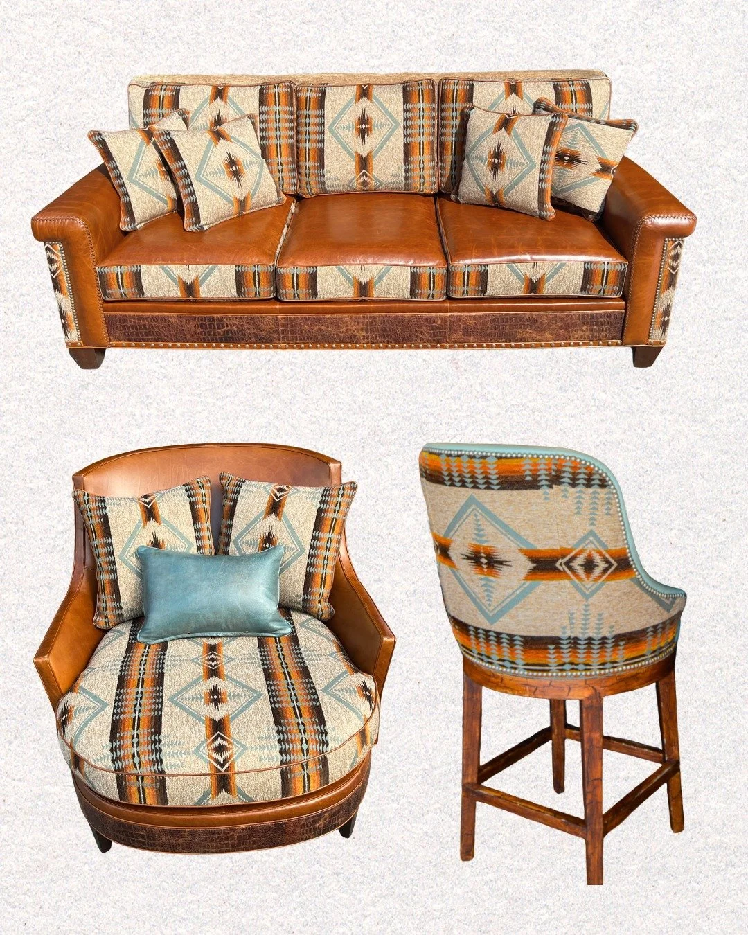 The perfect combo doesn&rsquo;t exi&hellip; 😍 until now. Whether you&rsquo;re designing for your home, ranch, or getaway, our team can help you create custom furnishings that reflect your unique style. With top-quality vendors, premium leathers, and