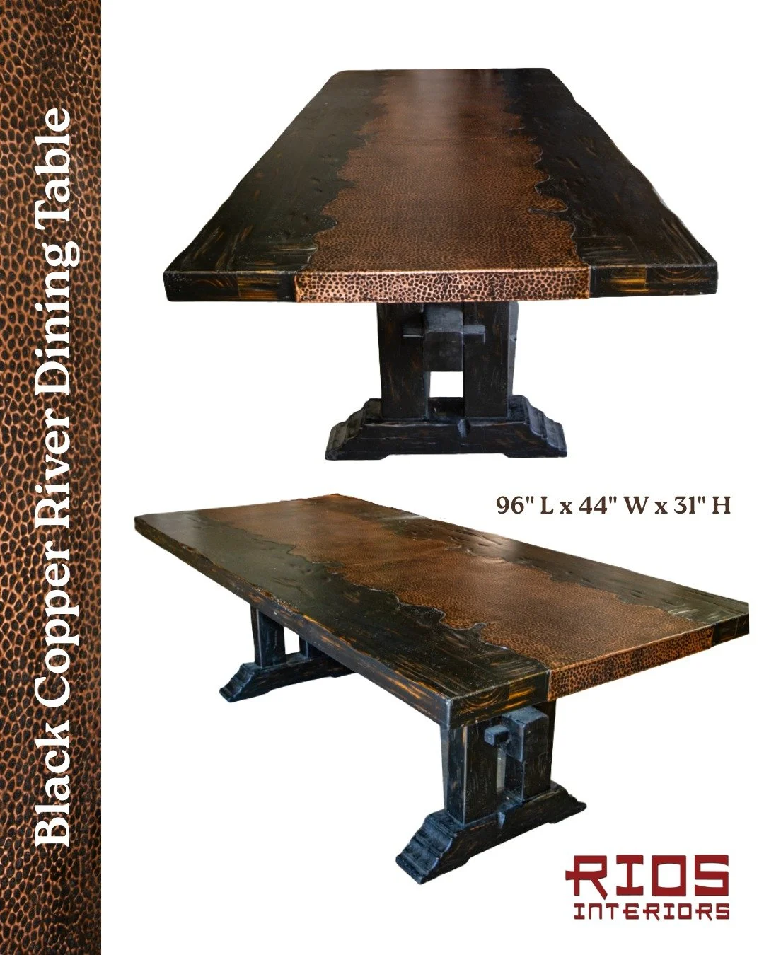 Bring a bold statement to your holiday gatherings with our handcrafted dining tables &mdash; each one a true work of art. 

Available now for a limited time and first come, first serve! Call to order and see what we have in stock just in time for the