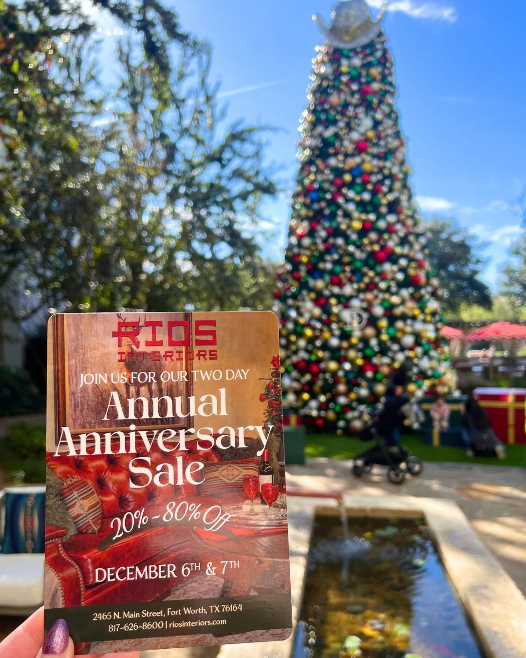 Our anniversary sale invites are popping up all over the Stockyards! 🎉 Thank you to everyone who&rsquo;s been sharing and celebrating with us &mdash; your support means everything! 🤠✨ 

#anniversarysale #stockyards #fortworthstockyards #mulealley #