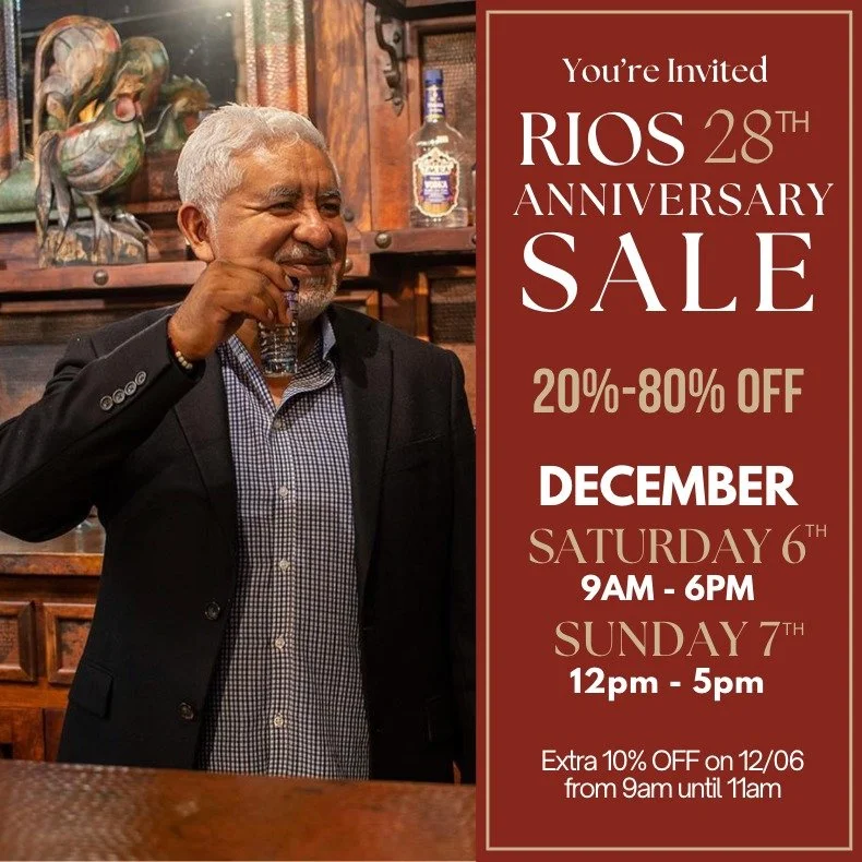 Join us as we celebrate our 28th Anniversary Sale this weekend! 🎉
Enjoy 20%&ndash;80% off storewide&mdash;we're selling directly off our showroom floor, so arrive early to claim your favorite pieces before they're gone. Custom orders are not include