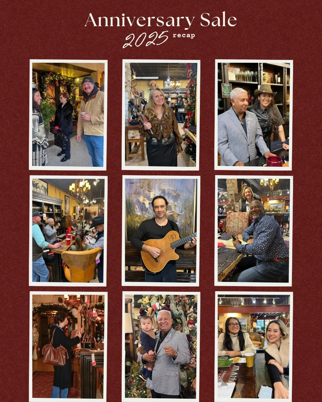 A huge thank you to everyone who came out for our Anniversary Sale! 👏 We had an incredible turnout and truly appreciate all who made the trip to celebrate with us. Couldn&rsquo;t make it? No worries &mdash; we look forward to seeing you at our Cinco