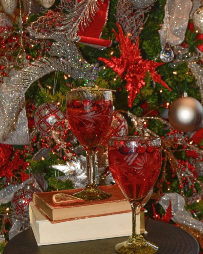 Cheers to the Holiday Season! 🥂Celebrate with our handmade handblown and etched glassware. Place your order online now before 12/21. 

We are currently on back order for our famous water glasses. Expected by late January/February. Order now and rece