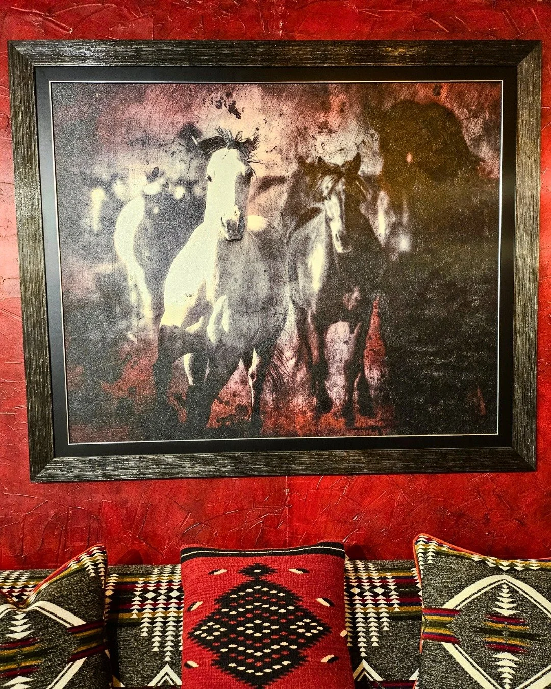 As the Year of the Fire Horse commences today. Let's take a look at one of our favorite artworks, "Horse Stampede", symbolizing raw power and rapid progress. 

Available now, call to order at 817.626.8600! 

#artworks #decor #horses #wester