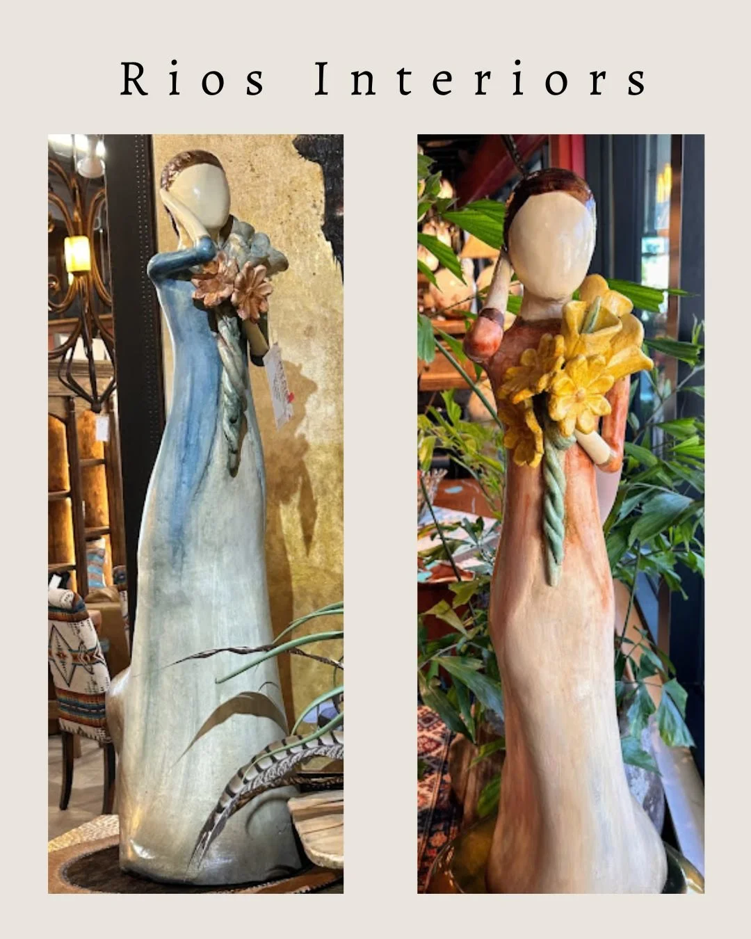 Rooted in tradition, shaped by hand 🤍

These handcrafted clay sculptures from San Miguel de Allende bring a quiet elegance and story into every space. Each figure is individually formed and painted by skilled artisans, capturing soft movement, organ