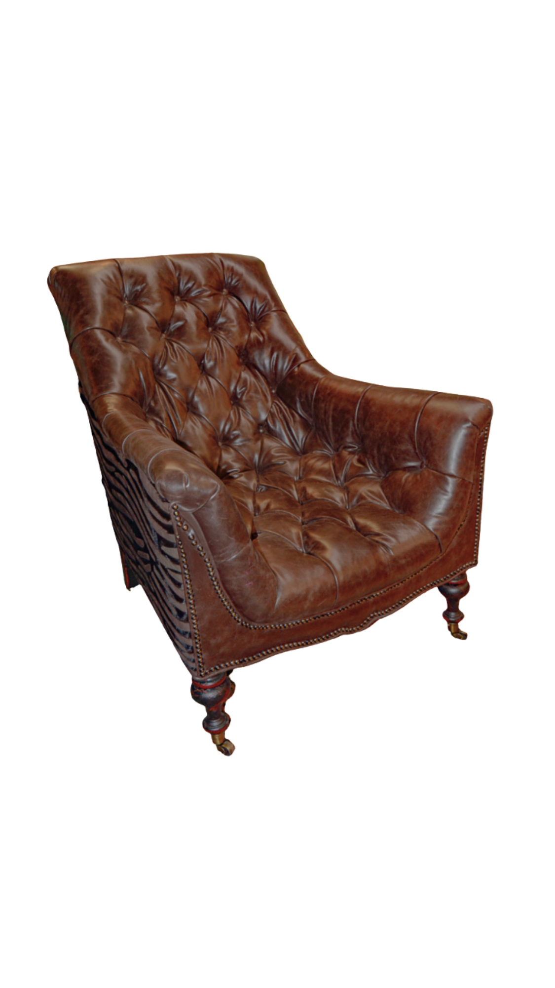 Brown Bengal Library Chair